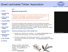 Tablet Screenshot of glulam.co.uk